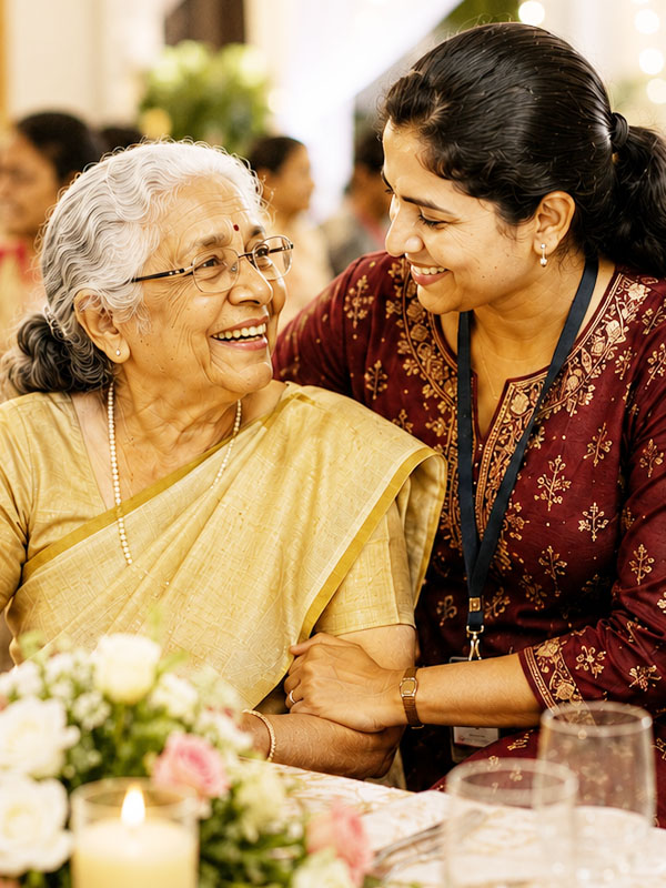 Companionship and meaningful support by Priyappettavar